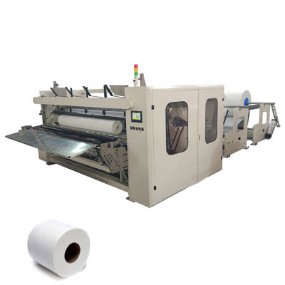 Genişlik 2800mm PLC Tuvalet Kağıdı Kağıt Yapma Makinesi Tam Kabartma Sarma Makinesi