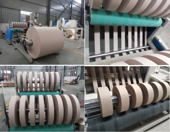Otomatik Kesme ve Geri Dönüştürme Jumbo Roll Kraft Kağıt Kesme Makinesi 1