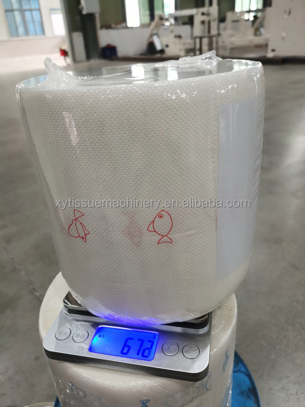 Yapıştırıcı Laminasyon Küçük Tuvalet Kağıdı Rulo Yapma Makinesi Mutfak Havlu Dönüştürme Makinesi 15