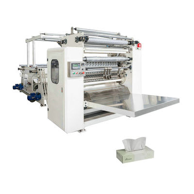 Çok hatlı yüz dokusu V katlı doku katlama makinesi Yüksek verimlilik 400-600 / levha / dakika / çizgi
