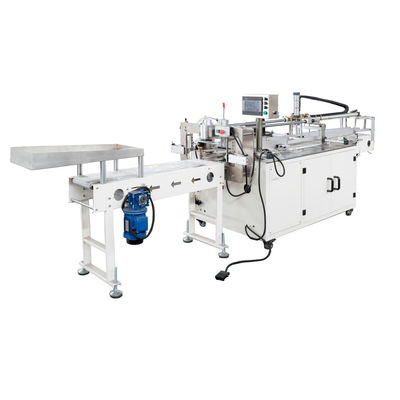 Yarı Otomatik Tuvalet Kağıdı Sarma Makinesi Çoklu Roller 5-8bags/Min