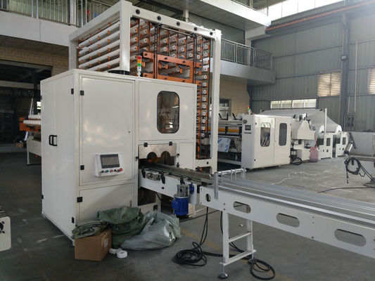 Büyük üretim hatları için iyi fiyatlı yüksek verimli dokuma kağıdı rulo kesme makinesi