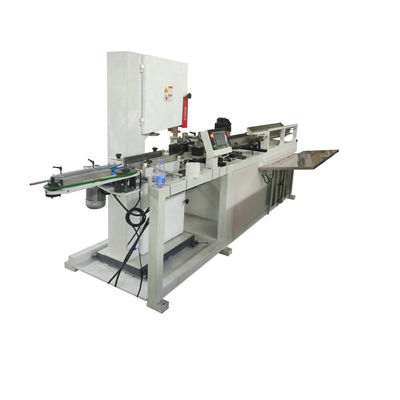 100 cut/Min Band Saw Tuvalet Kağıdı Rulo Kesme Makinesi Tam Otomatik