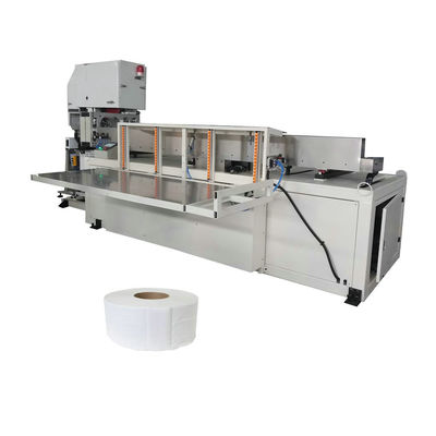 Otomatik Maxi Tuvalet Kağıdı Tissue Roll Band Çakmak Kesme Makinesi Büyük çapı 150-300mm Düzenlenebilir