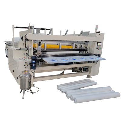 Hızlı 230m/Min Tuvalet Tissue Kağıdı / Maxi Roll Rewinding Makinesi İş Başlatmak için