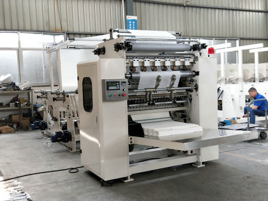 Otomatik V katlı yüz dokusu kağıt makinesi 100-230 mm ayarlanabilir