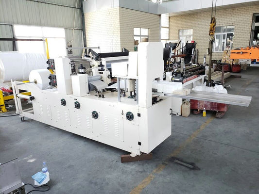 Otomatik Peçete Kağıdı Servisine Çeyrek Katlama Makinesi Renkli Baskı ile Satılık
