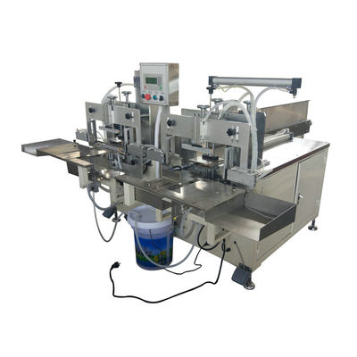 Manual Kolay Çalışma Peçete Tüfeği Kağıt Çift Başlı Çanta Paketleme Makinesi