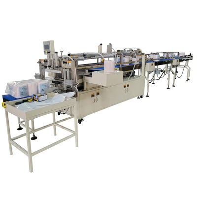 Yarım Otomatik Çanta başına 4/6 Rulolar Maxi Kağıt Havlu Ruloları Paketleme Makinesi