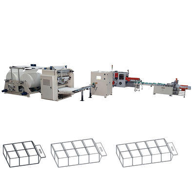 Çin 6 hatlı yumuşak çekmeli V katlamalı yüz dokusu kağıdı üretim makinesi üretim hattı fabrikası